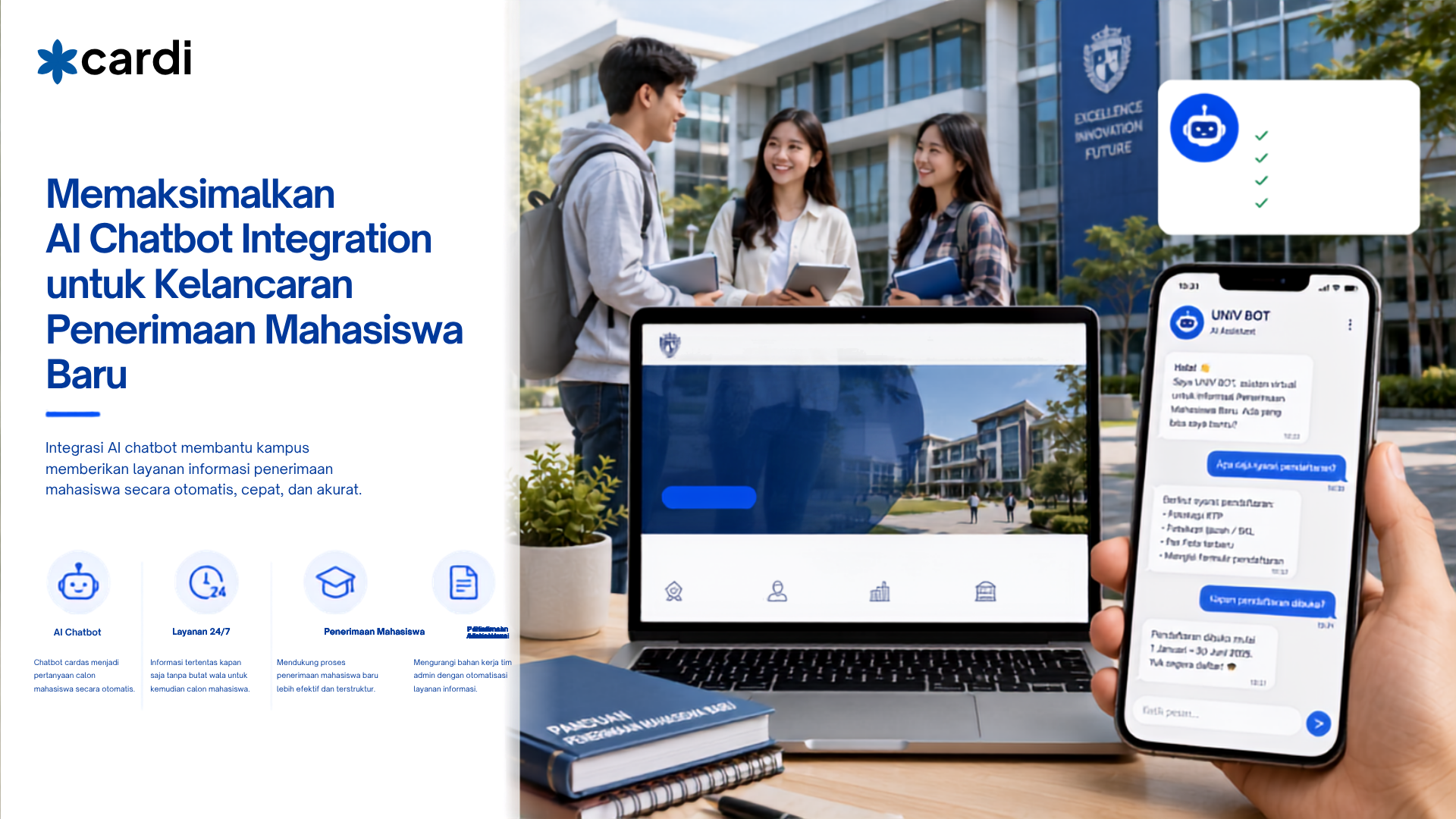 Memaksimalkan AI Chatbot Integration untuk Kelancaran Penerimaan Mahasiswa Baru