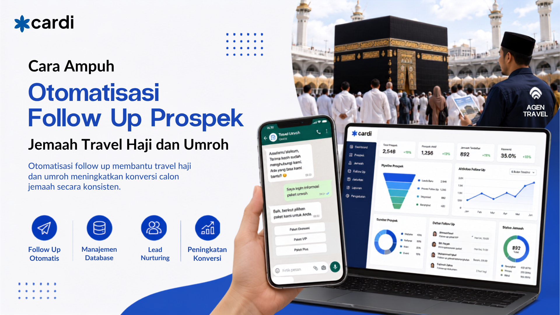 Cara Ampuh Otomatisasi Follow Up Prospek Jemaah Travel Haji dan Umroh