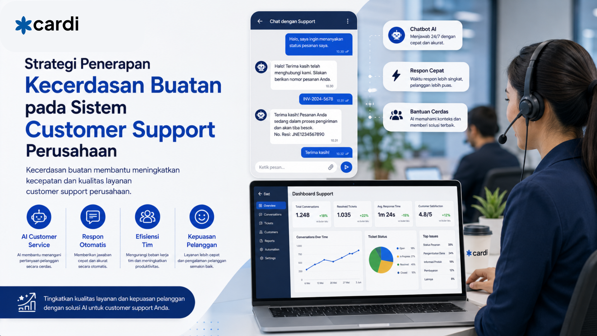 Strategi Penerapan Kecerdasan Buatan pada Sistem Customer Support Perusahaan